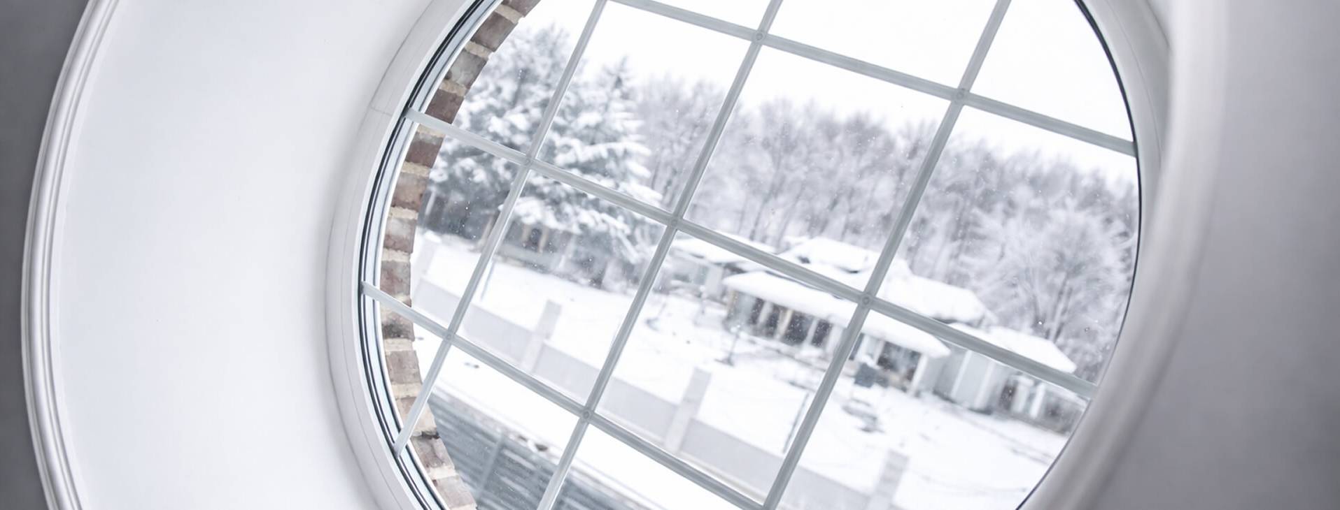 Установка круглых окон